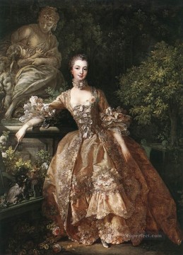  francois - Retrato de la marquesa de Pompadour rococó Francois Boucher